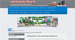 Desktop Screenshot of cartouche-blog.fr