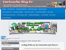 Tablet Screenshot of cartouche-blog.fr